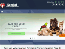 Tablet Screenshot of dunckelvet.com
